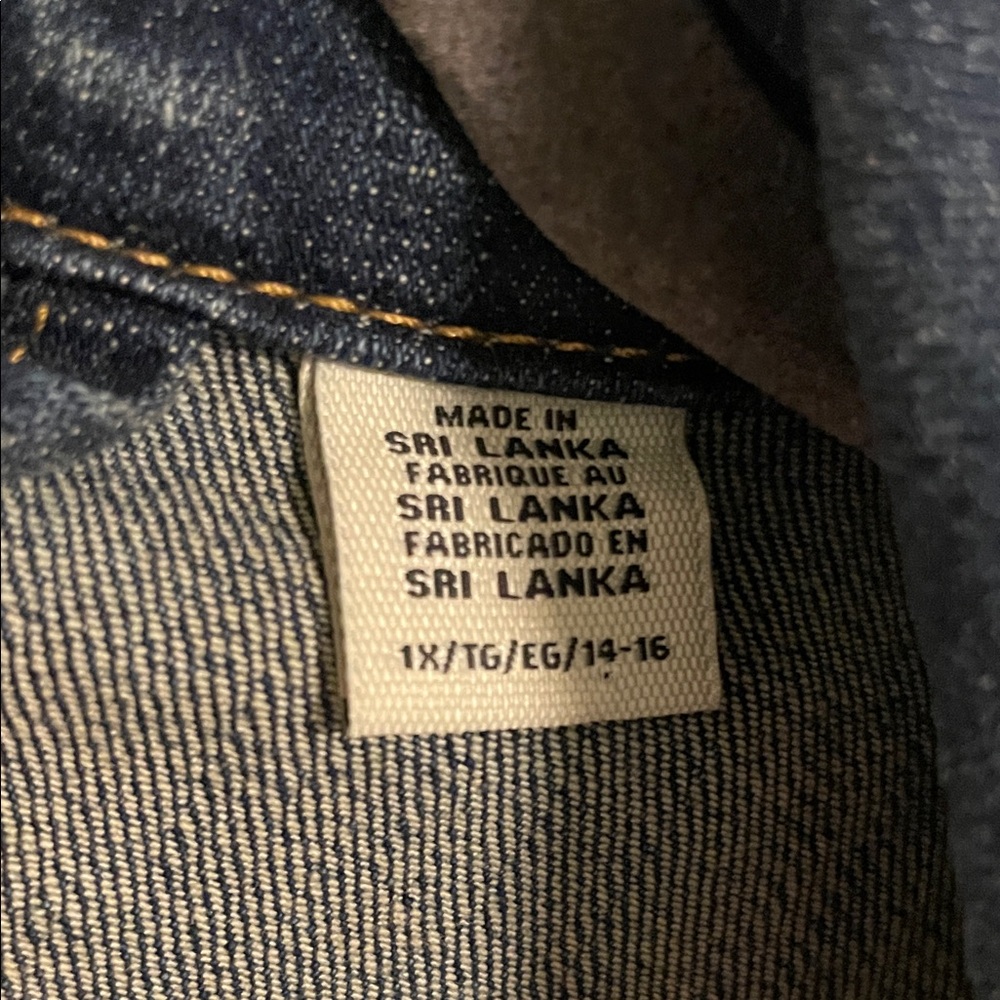 Levi's Blue Denim Jacket size 1X - Picture 7 of 8